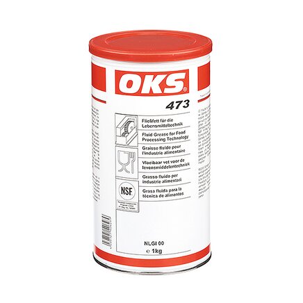 Exemplary representation: OKS 473, Fließfett für die Lebensmittelt. NLGI Klasse 00 (Dose)
