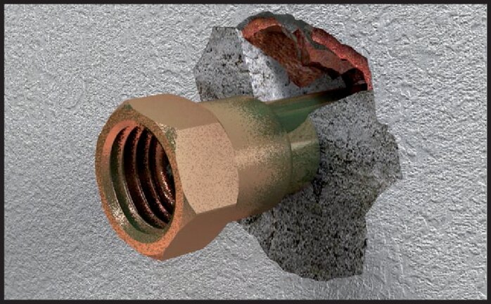 Application examples: Fischer repair mortar