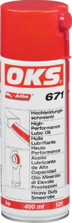 Exemplary representation: OKS high-performance lubricating oil (spray can)